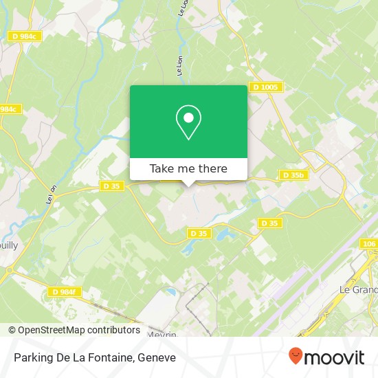 Parking De La Fontaine Karte
