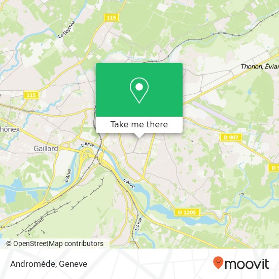 Andromède map