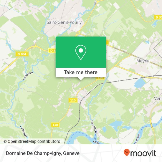 Domaine De Champvigny Karte