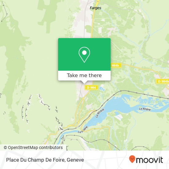 Place Du Champ De Foire map