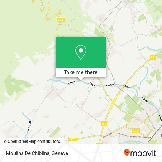 Moulins De Chiblins map