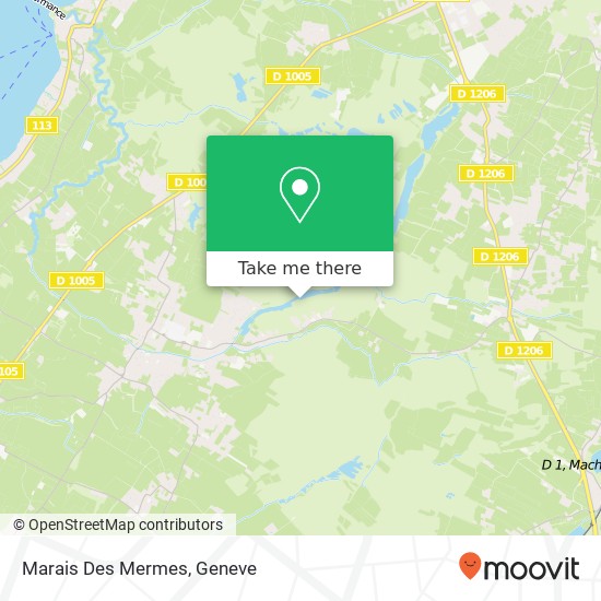 Marais Des Mermes map