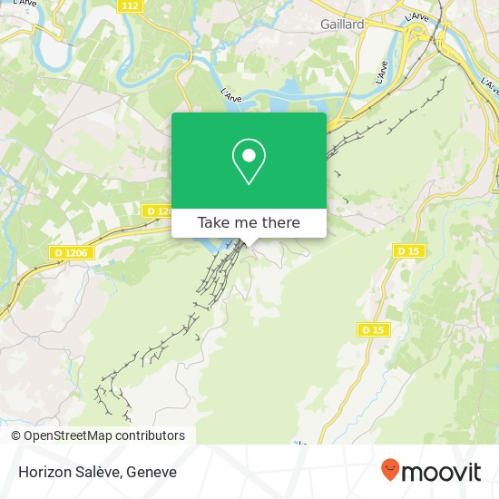 Horizon Salève map