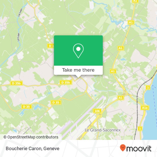 Boucherie Caron map