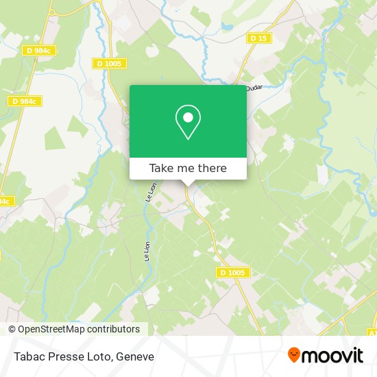 Tabac Presse Loto map