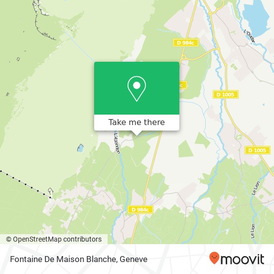 Fontaine De Maison Blanche map