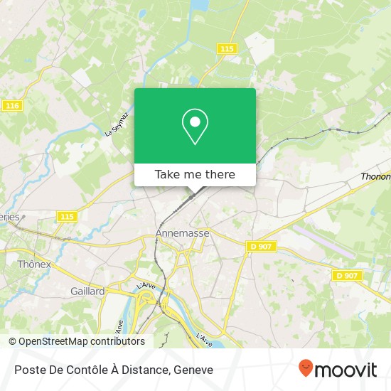 Poste De Contôle À Distance map