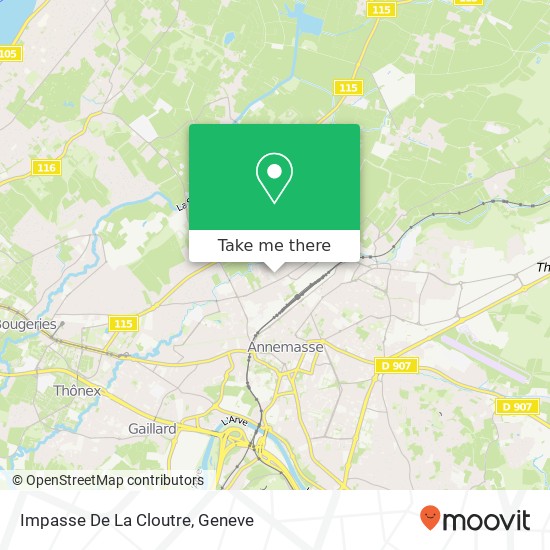 Impasse De La Cloutre map