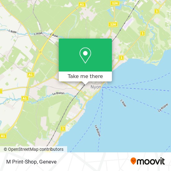 M Print-Shop map