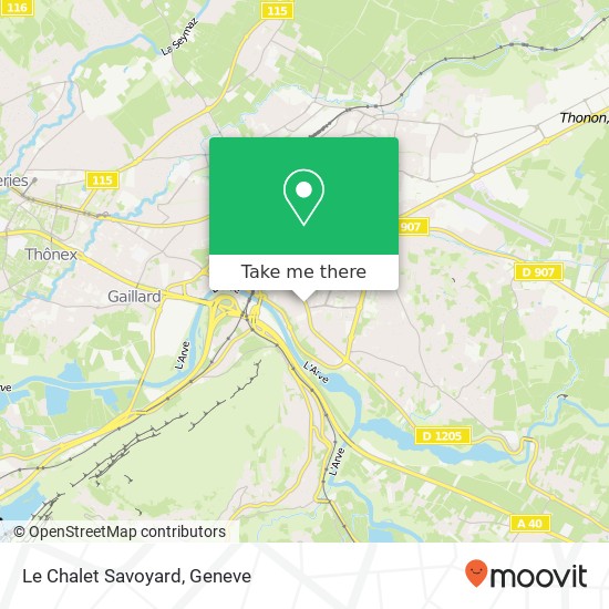 Le Chalet Savoyard Karte