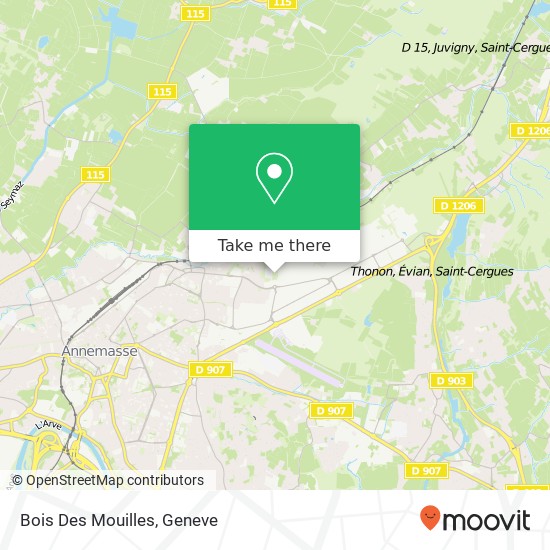 Bois Des Mouilles map