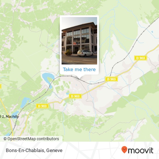 Bons-En-Chablais map