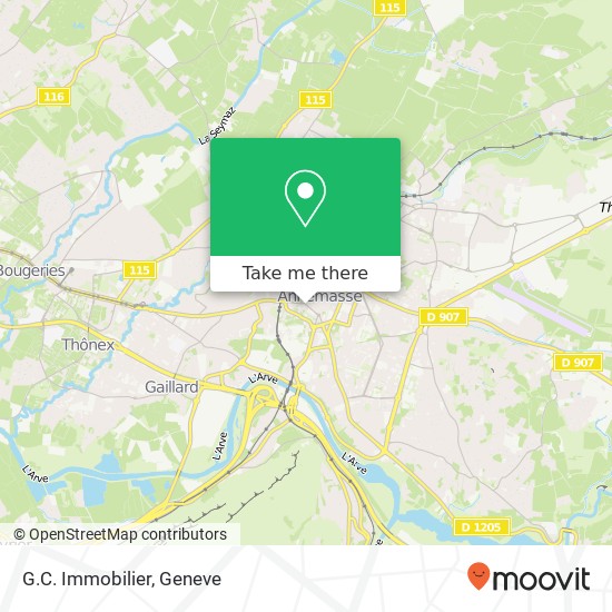 G.C. Immobilier map