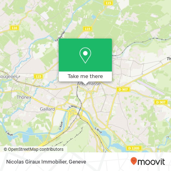 Nicolas Giraux Immobilier map