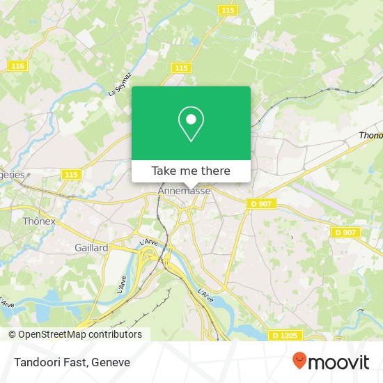 Tandoori Fast map