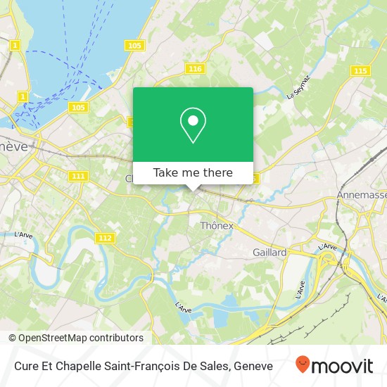 Cure Et Chapelle Saint-François De Sales map