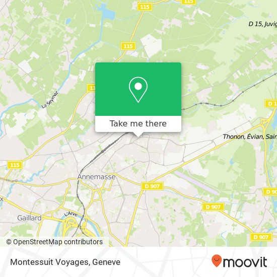 Montessuit Voyages Karte