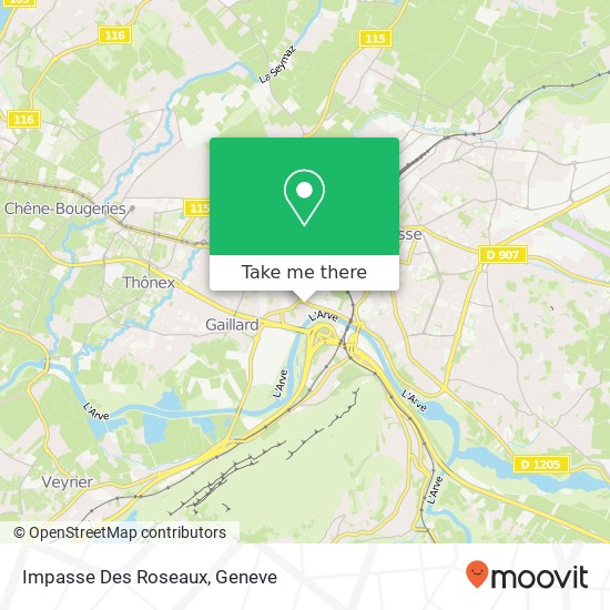 Impasse Des Roseaux map