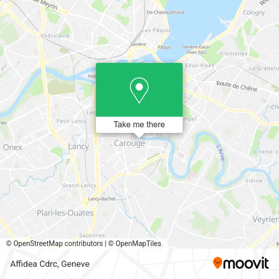 Affidea Cdrc map