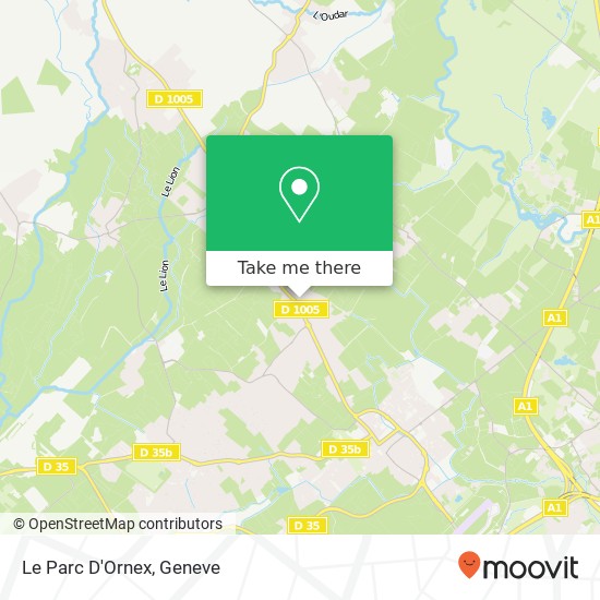 Le Parc D'Ornex map