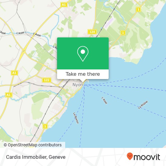 Cardis Immobilier map