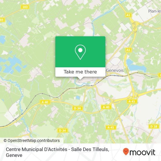 Centre Municipal D'Activités - Salle Des Tilleuls map