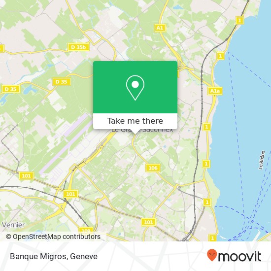 Banque Migros map