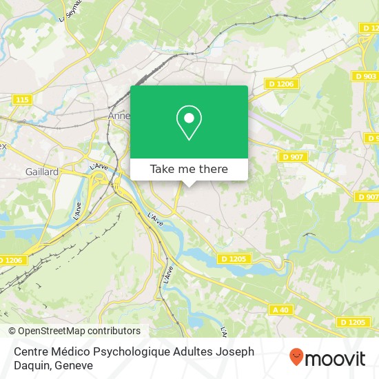 Centre Médico Psychologique Adultes Joseph Daquin map