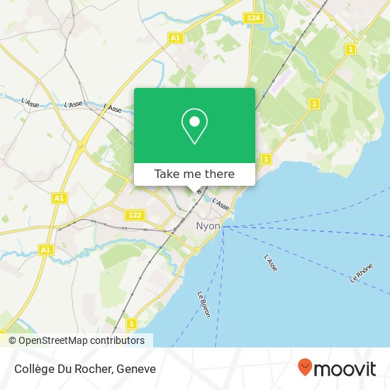 Collège Du Rocher map