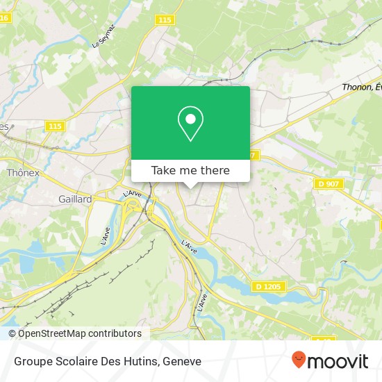 Groupe Scolaire Des Hutins map