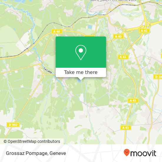 Grossaz Pompage map