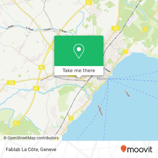 Fablab La Côte map