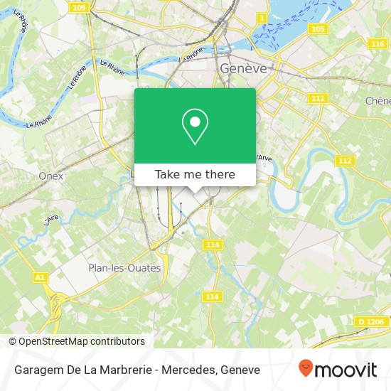 Garagem De La Marbrerie - Mercedes map