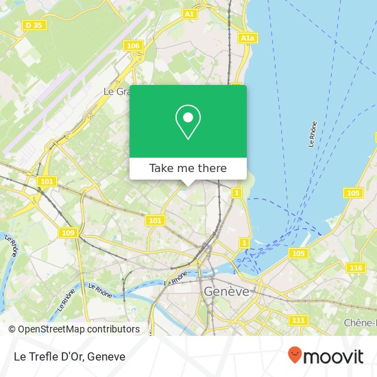 Le Trefle D'Or map
