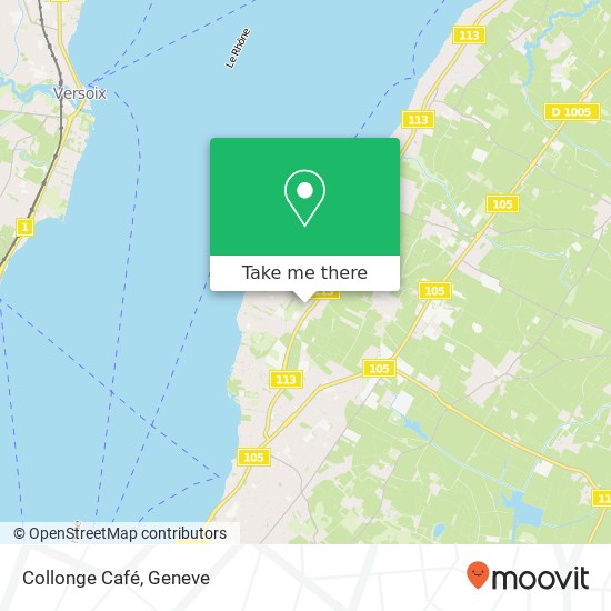 Collonge Café map