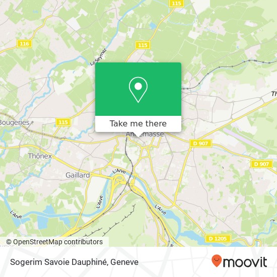 Sogerim Savoie Dauphiné map