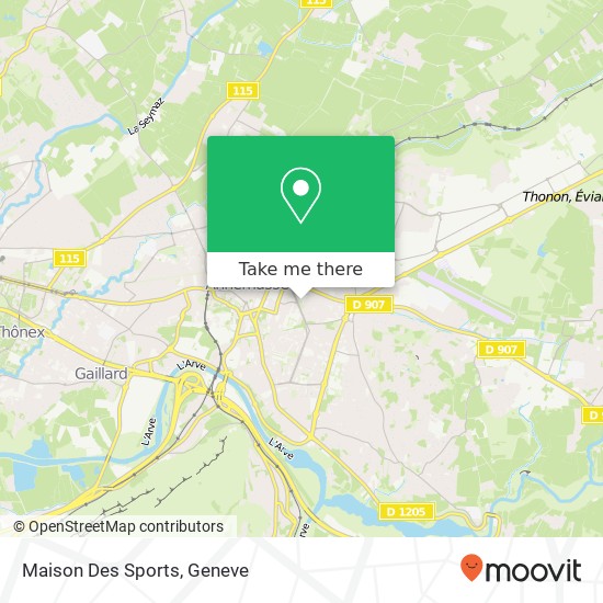 Maison Des Sports map