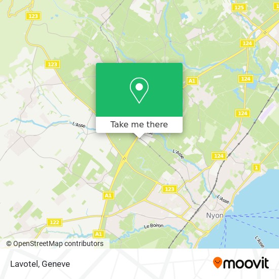 Lavotel map