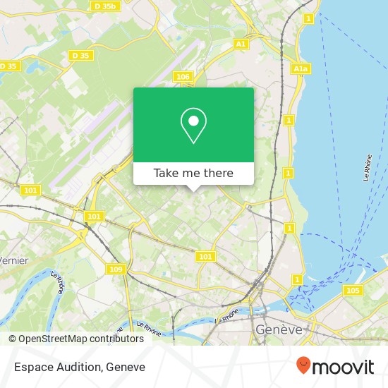 Espace Audition map