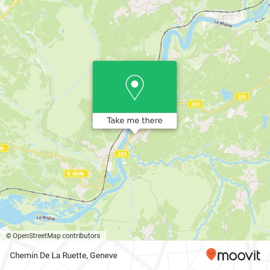 Chemin De La Ruette map