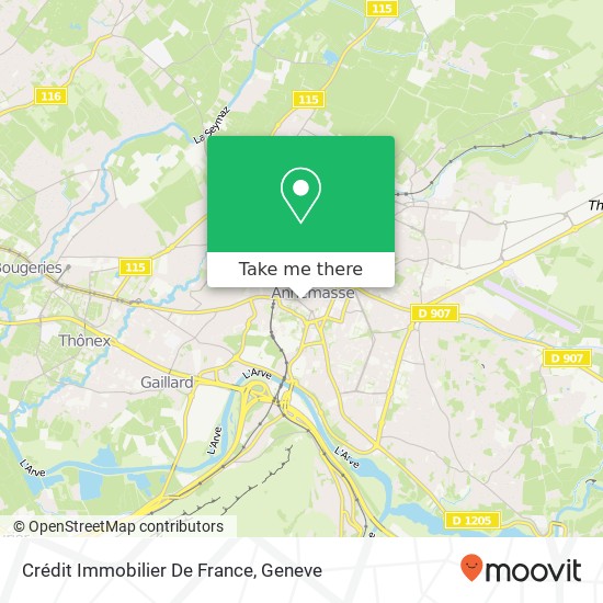 Crédit Immobilier De France map