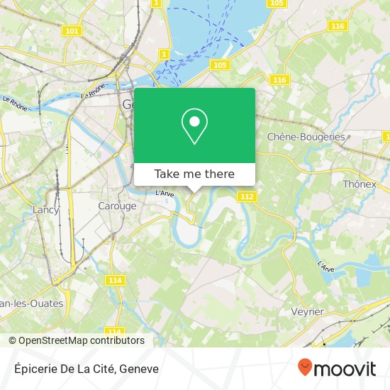 Épicerie De La Cité map