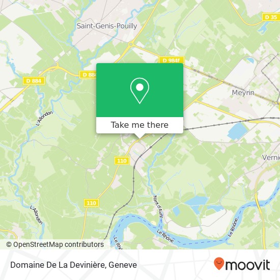 Domaine De La Devinière map