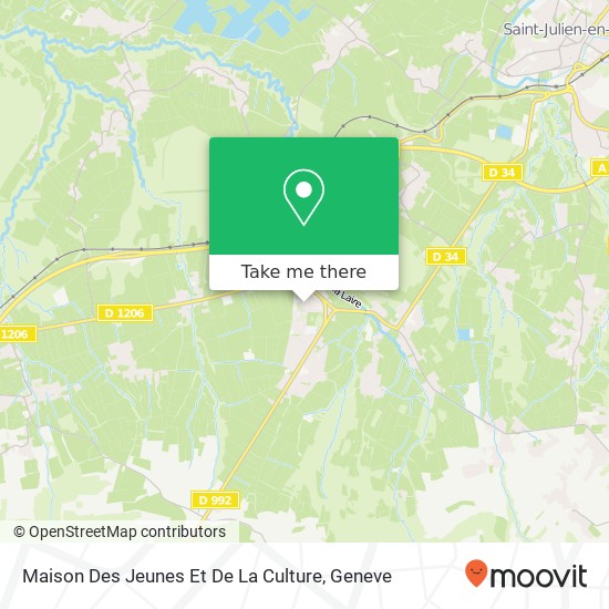 Maison Des Jeunes Et De La Culture map