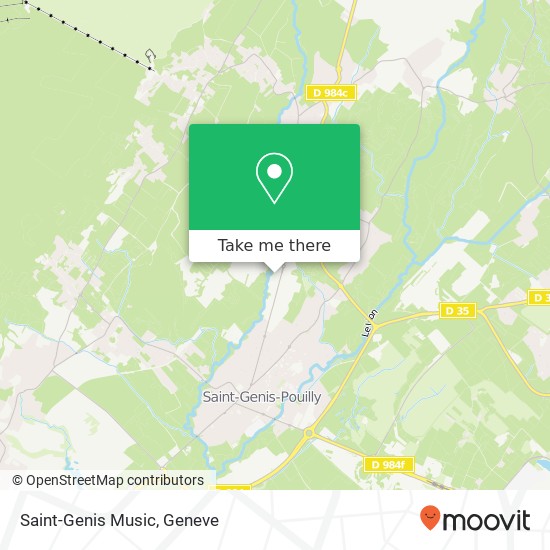 Saint-Genis Music Karte