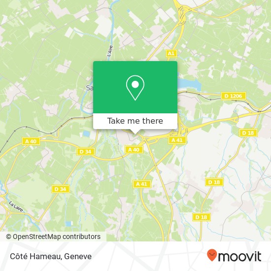 Côté Hameau map
