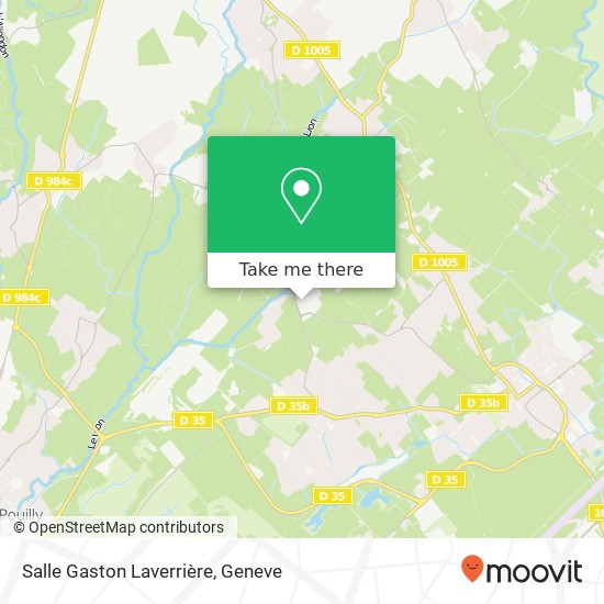 Salle Gaston Laverrière map