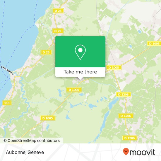 Aubonne map