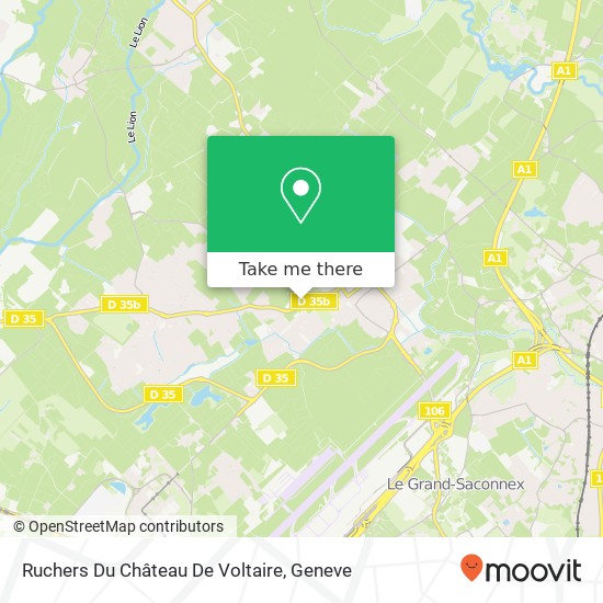 Ruchers Du Château De Voltaire map