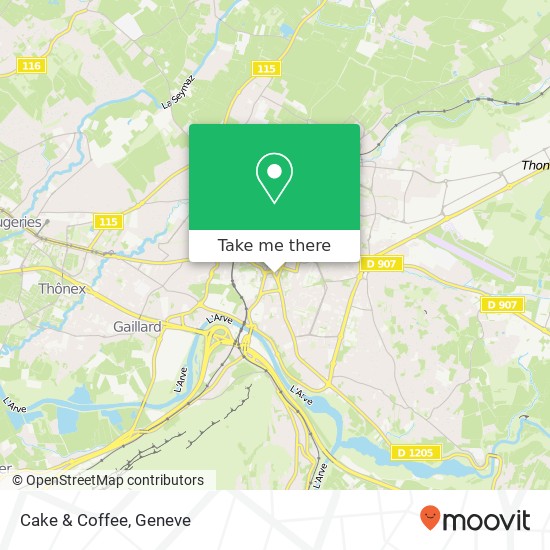 Cake & Coffee map